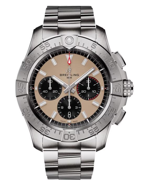 Review 2023 Breitling Avenger Chronograph B01 44mm Replica Watch AB0147101A1A1